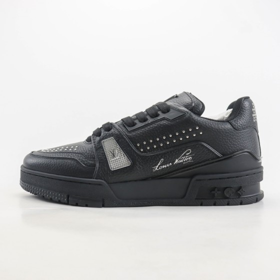 Louis Vuitton LV Trainer Black Calf Leather  1ADDCH