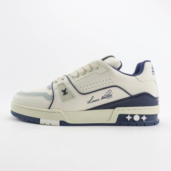 Louis Vuitton Trainer Marine White 1ABFAF