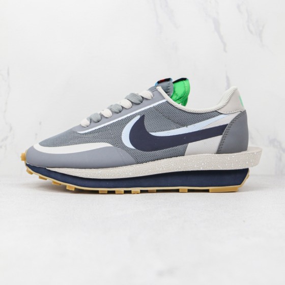 Nike LD Waffle sacai CLOT Kiss of Death 2 Cool Grey DH3114-001