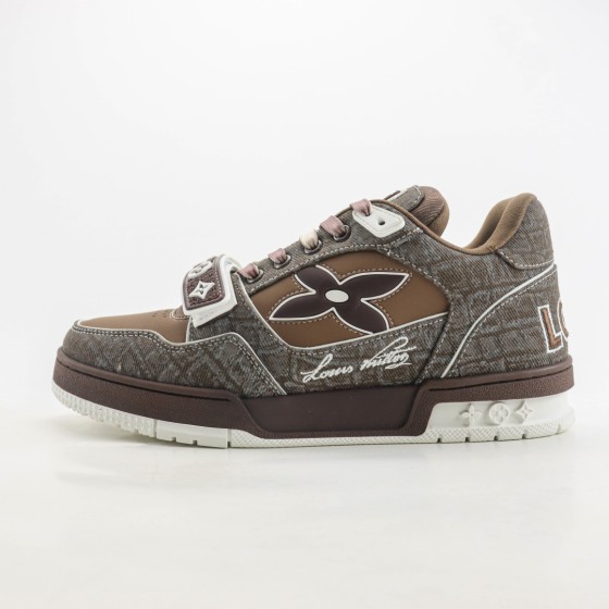 Louis Vuitton Trainer Denim Brown 1ADE22