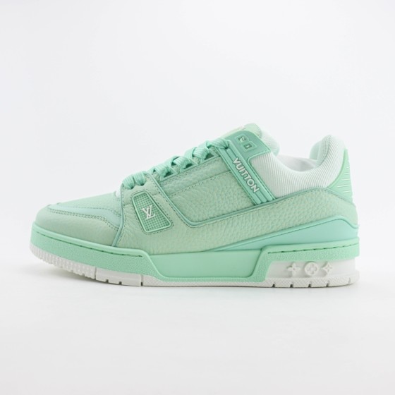 Louis Vuitton LV Trainer Mint Green White 1ACQ7V