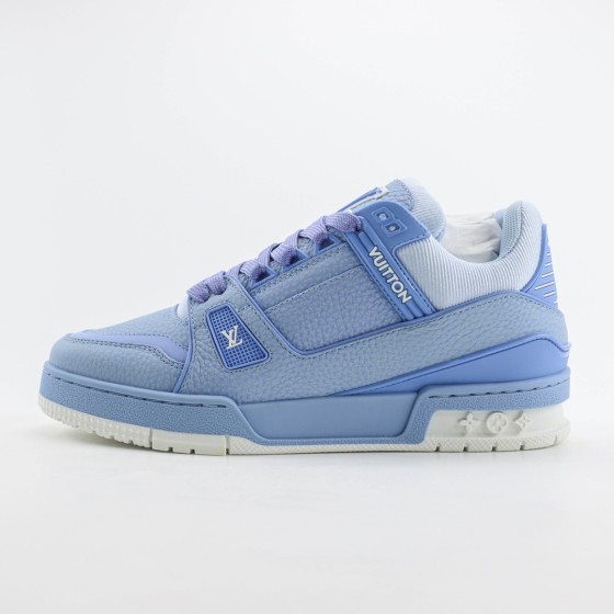 Louis Vuitton LV Trainer Light Blue White 1ACQ6R