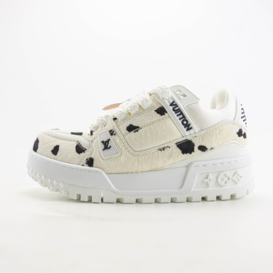 Louis Vuitton LV Trainer Maxi White Black Animal Print 1ADEJ9