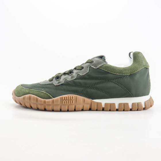 Miu Miu Tyre Sneakers Loden Green 5E417E_ZJM_F0466_F_005