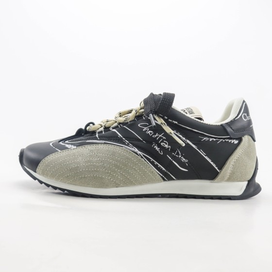 Dior D-Sketch Sneaker Black Nylon And Calfskin KCK427MPA_S900