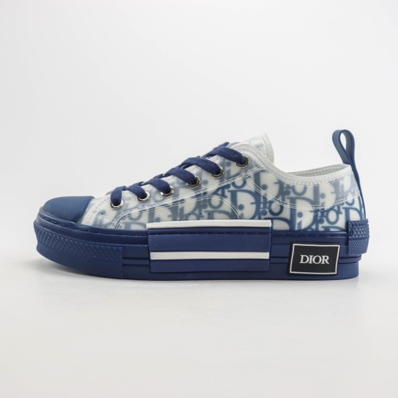Dior B23 Low Top Blue Oblique 3SN249YNT_H565