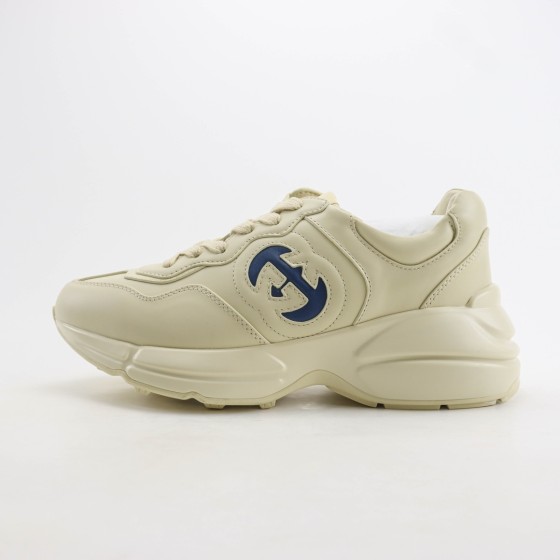 Gucci Rhyton Interlocking G Ivory Blue 757857 UPG70 9567