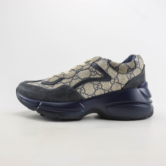 Gucci Rython GG Grey Navy 692909 UIQ20 1060