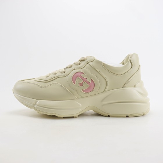 Gucci Rhyton Sneaker Ivory Wild Rose 757887 UPG70 9564