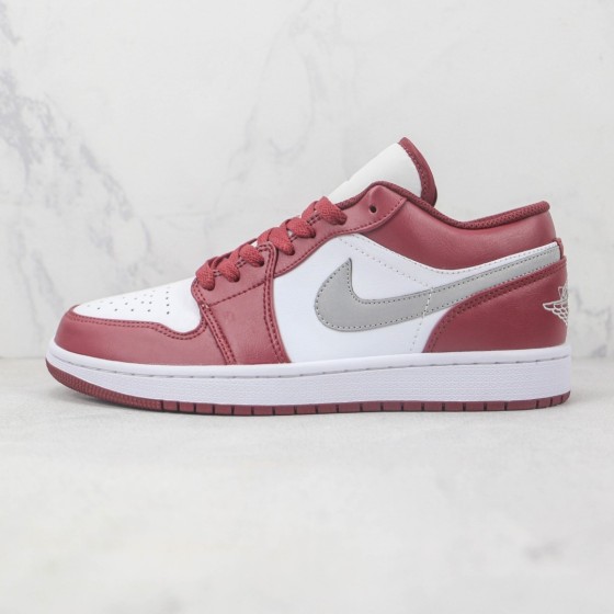 Jordan 1 Low White Bordeaux 553558-615