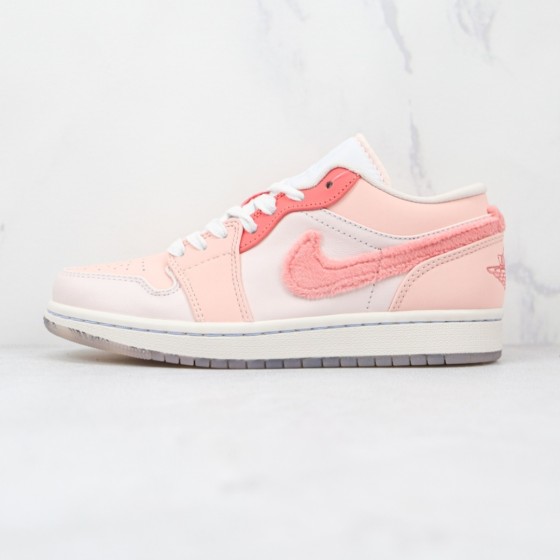 Jordan 1 Low SE Mighty Swooshers Pink DM5443-666