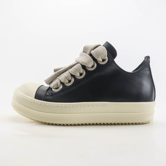 Rick Owens Round-Toe Lace-Up Sneakers RU02D6893LCOW2-9811